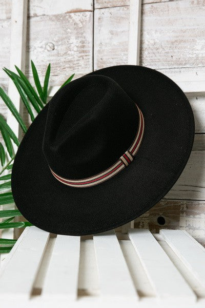 Fedora Hat With Designer Inspired Trim