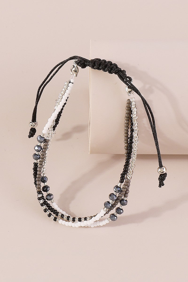 Colorful Beads Adjustable Bracelet