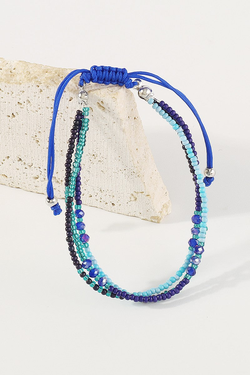 Colorful Beads Adjustable Bracelet
