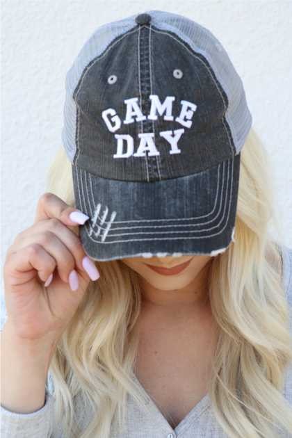 Charcoal "Game Day" Trucker Hat