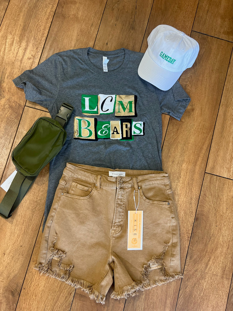 School Spirit LCM Heather Grey Bella Canvas T-Shirt